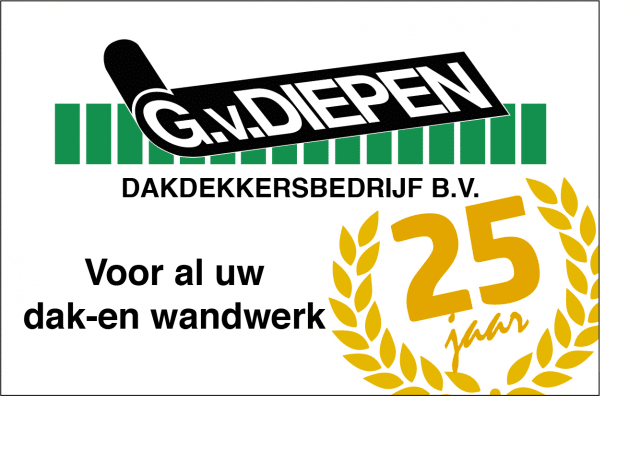 G. Van Diepen Dakdekkersbedrijf B.V. 25 Jaar | Voor dak, gevel en totaalbouw